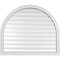 Ekena Millwork Round Top Surface Mount PVC Gable Vent: Functional, w/ 2"W x 2"P Brickmould Sill Frame, 40"W x 34"H GVPRT40X3403SF - alternate 1